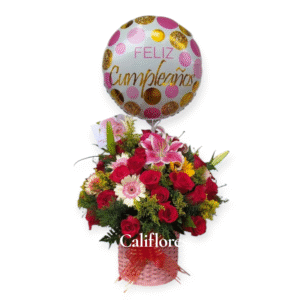 Arreglos redondo flores surtidas