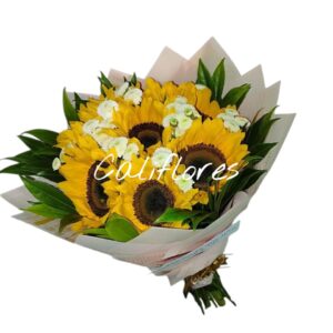 Ramo de girasoles 07