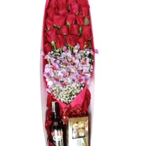 BOUQUET CAJA DE AMOR