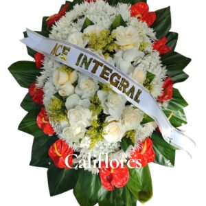 Corona funebre de piso 06